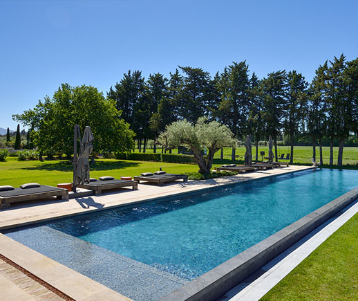 piscine en béton projeté Alpilles