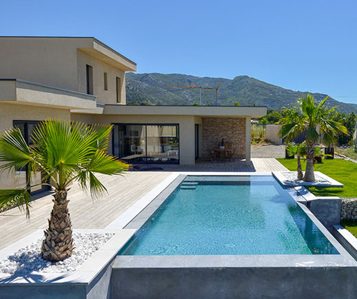 constructeur piscine en béton projeté Luberon