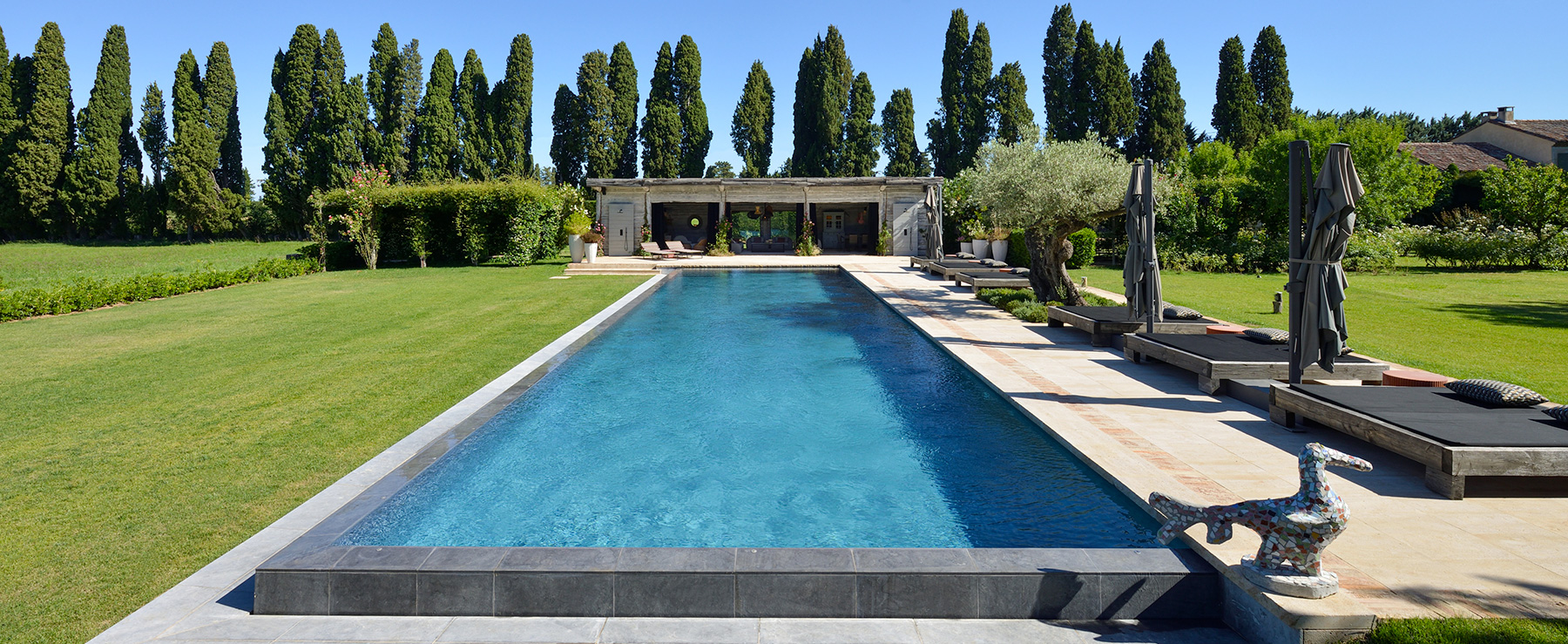 Piscine panoramique Alpilles