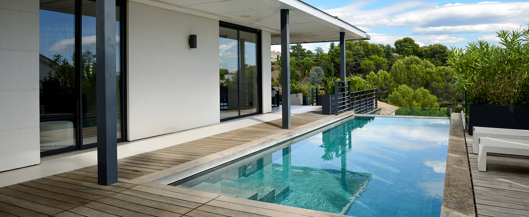 piscine en béton Alpilles