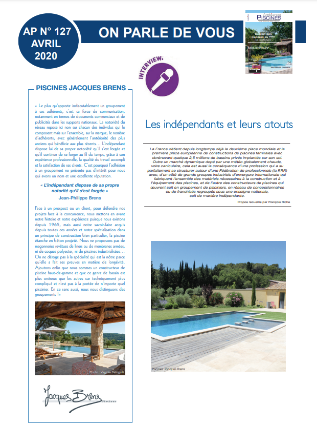 Construction de piscines en Béton à Aix en Provence et Cavaillon | Ambiance Piscines