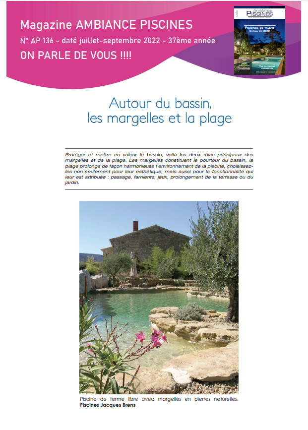 Construction de piscines en Béton à Aix en Provence et Cavaillon | Ambiance Piscines