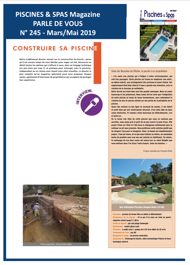 Construction de piscines en Béton à Aix en Provence et Cavaillon | Piscines et Spas