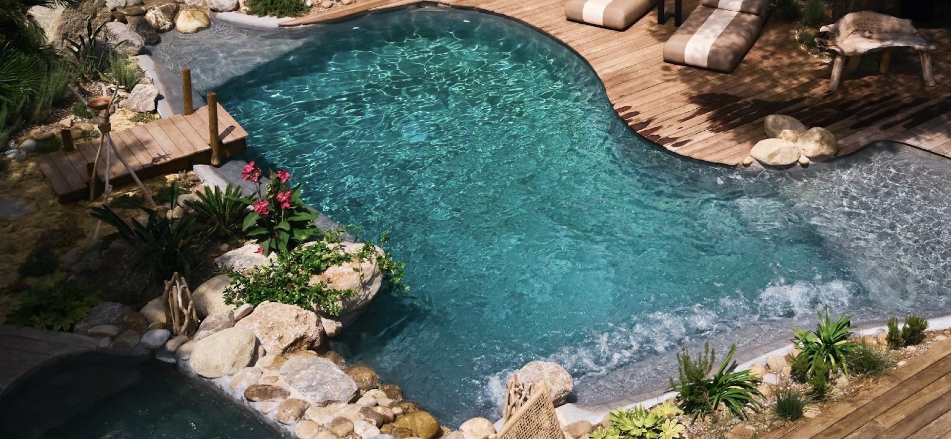 Piscine plage immergée Jacques Brens