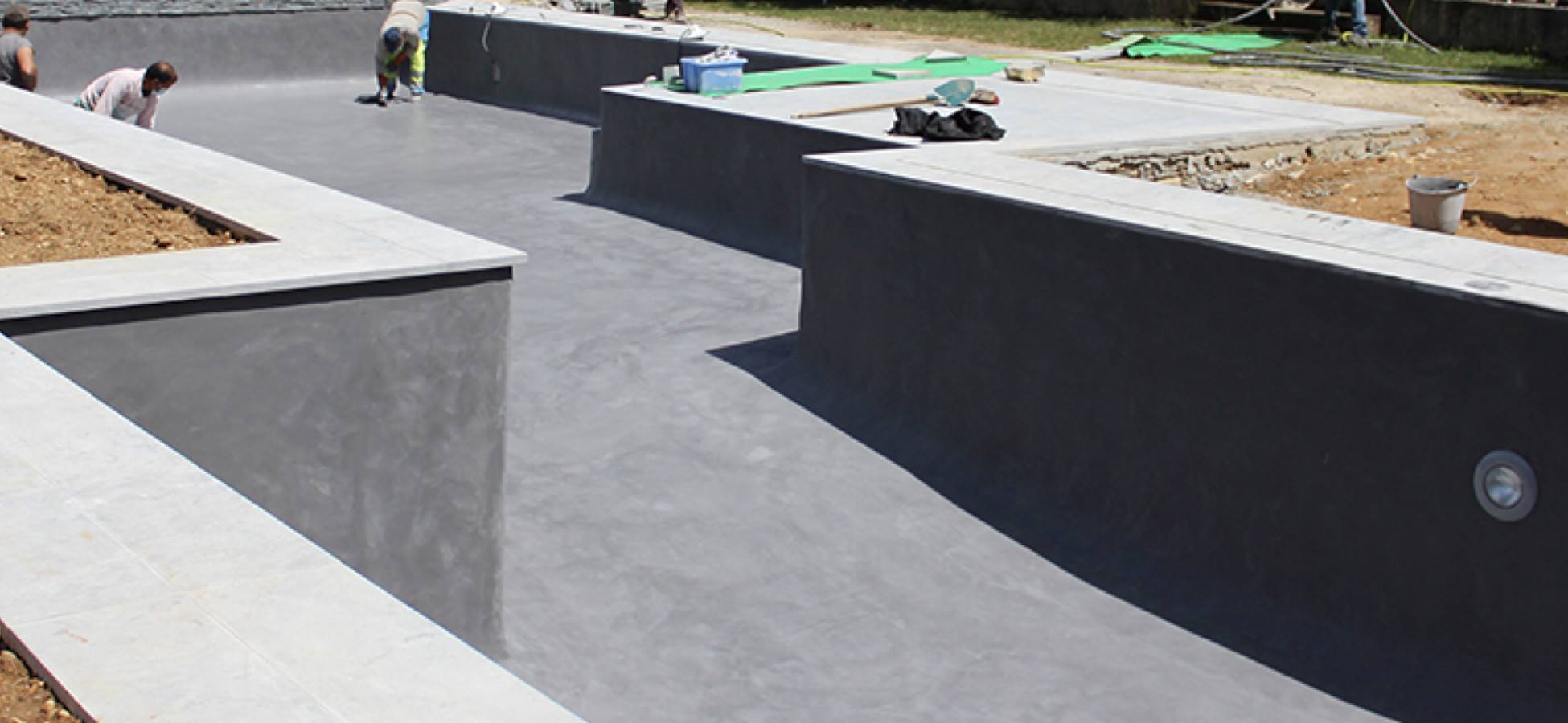 Terrain et piscine I Jacques Brens