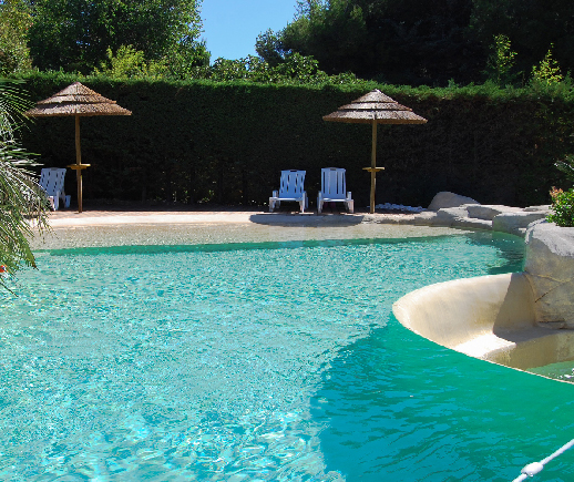 Construction de piscines en Béton à Aix en Provence et Cavaillon|Formes naturelles